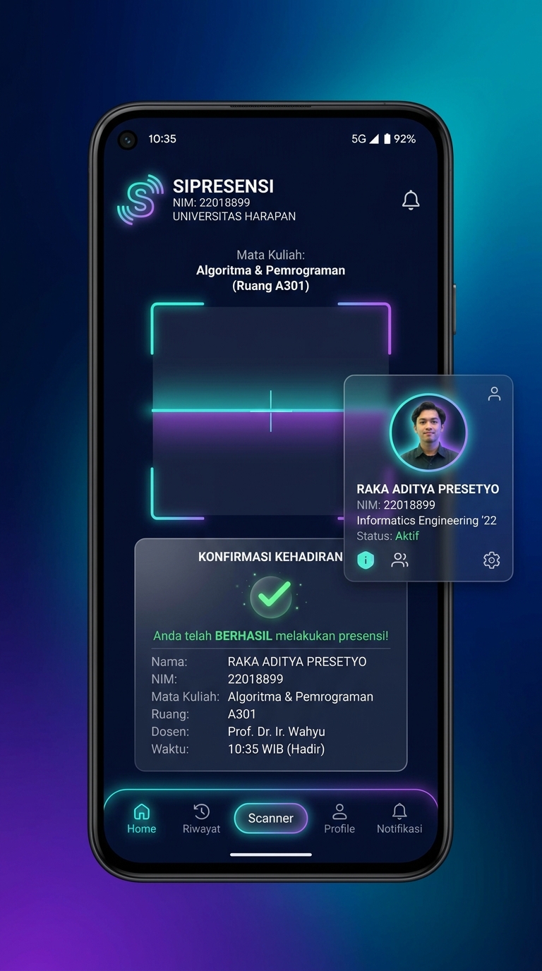 SiPresensi App Screenshot